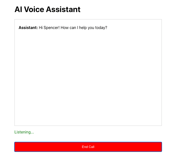 AI Voice Assistant