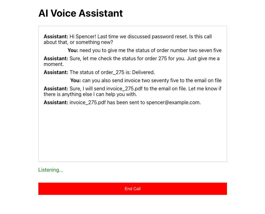 AI Voice Assistant