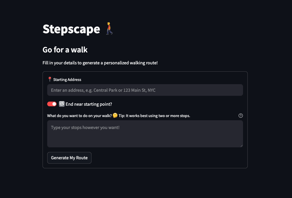 Stepscape